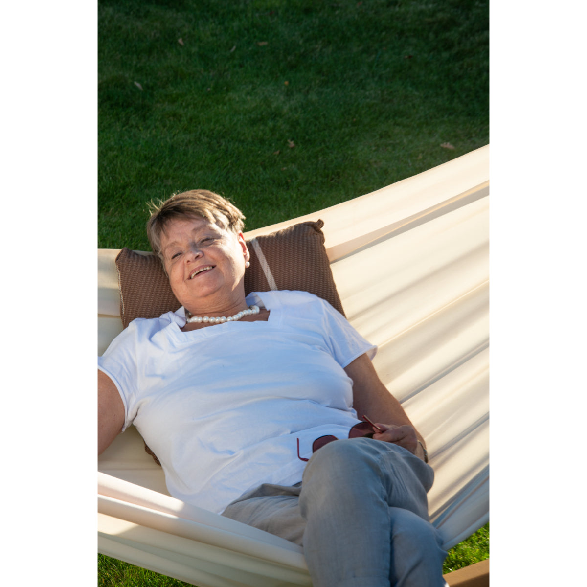 Outdoor White Hammock