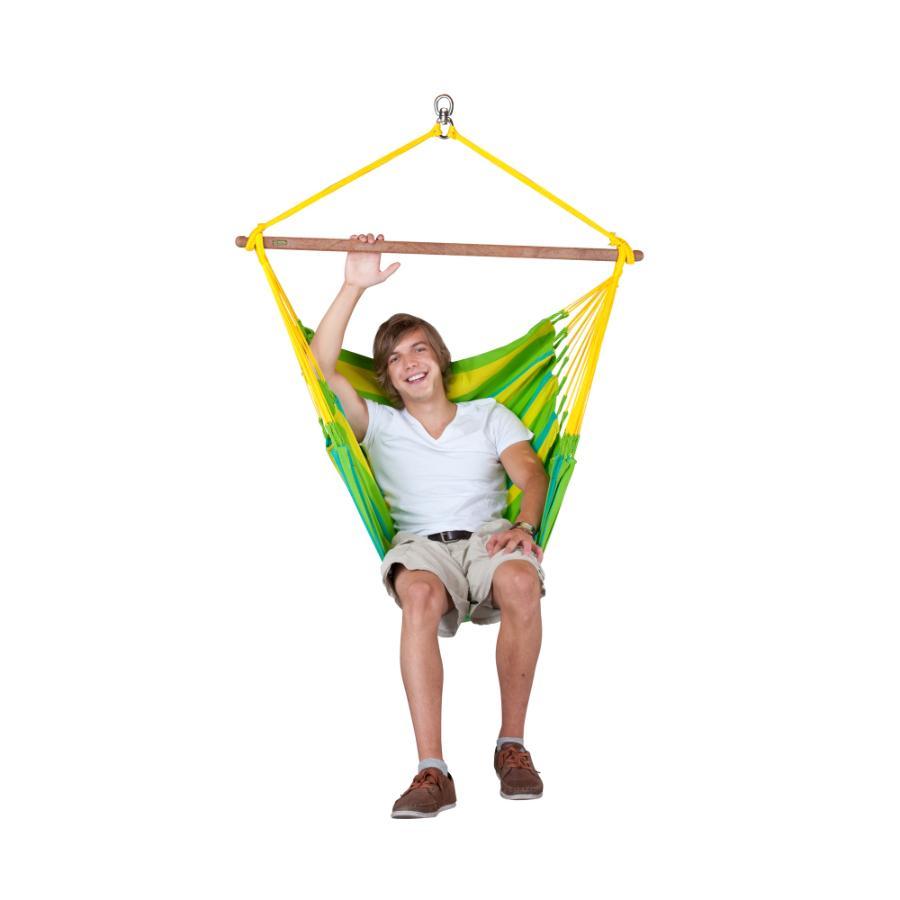 Single chair hammock - lime