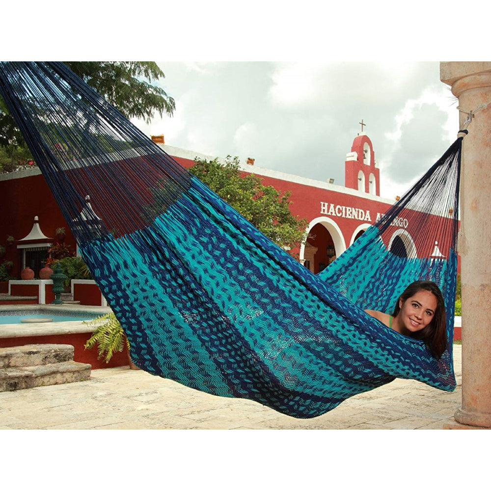 Blue and blue hammock