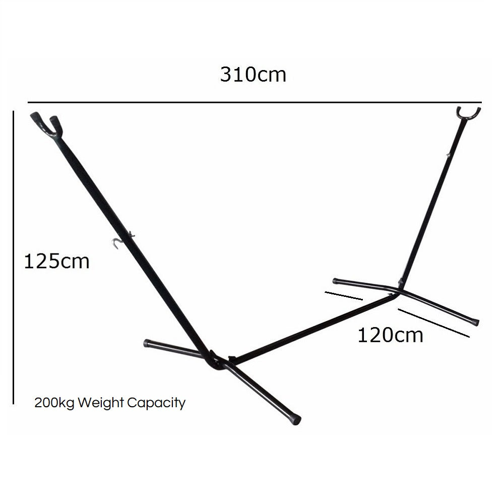 metal hammock stand dimensions