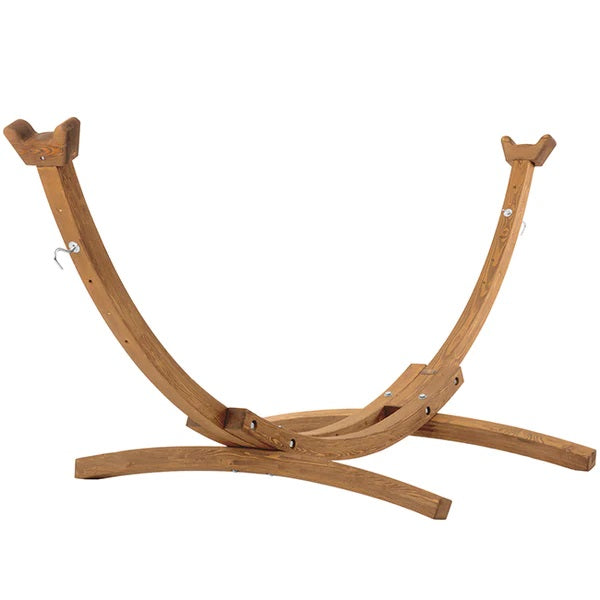 Wooden Arc Hammock Stand - Natural
