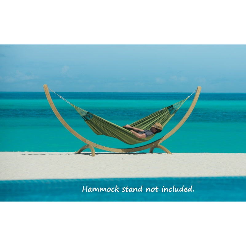 Colombian double green hammock