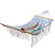 White Polyester Mexican Spreader Bar Hammock