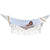 White Polyester Mexican Spreader Bar Hammock