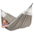 Double Fabric Hammock in Beige and White