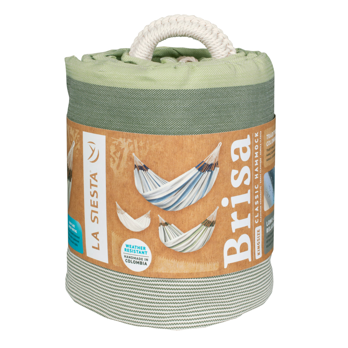 Hammock packaging wrap - La Siesta Brisa Cedar
