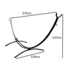 Metal Arc Hammock Stand Dimensions