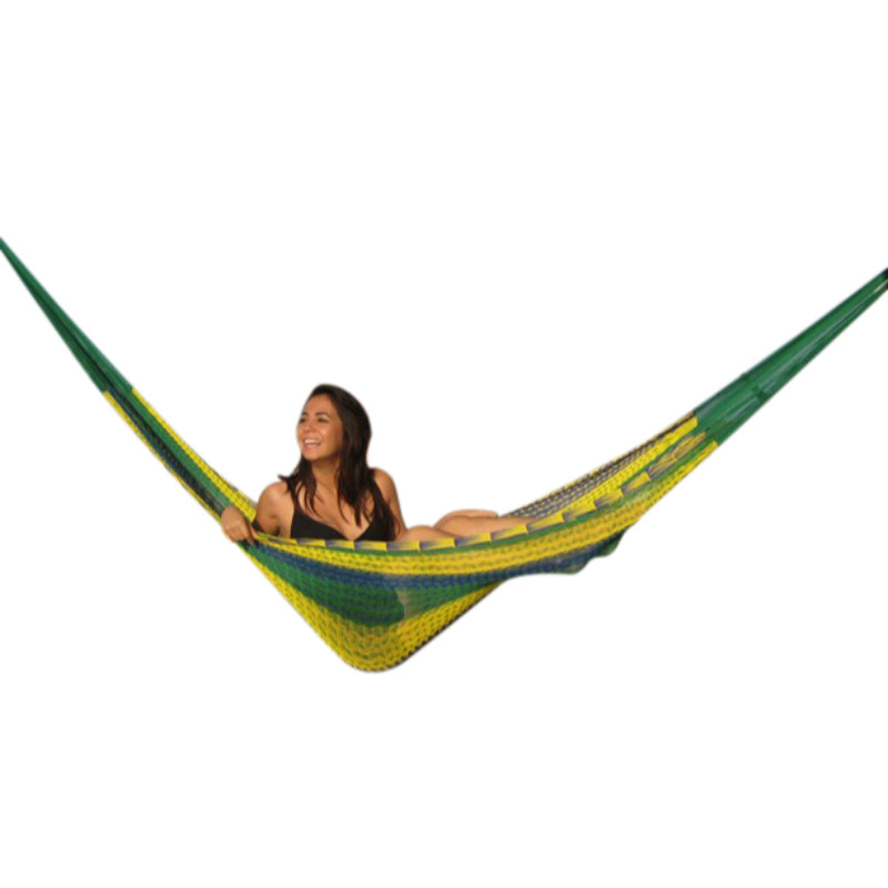 Tropical Coloured Mexican Cotton Hammock