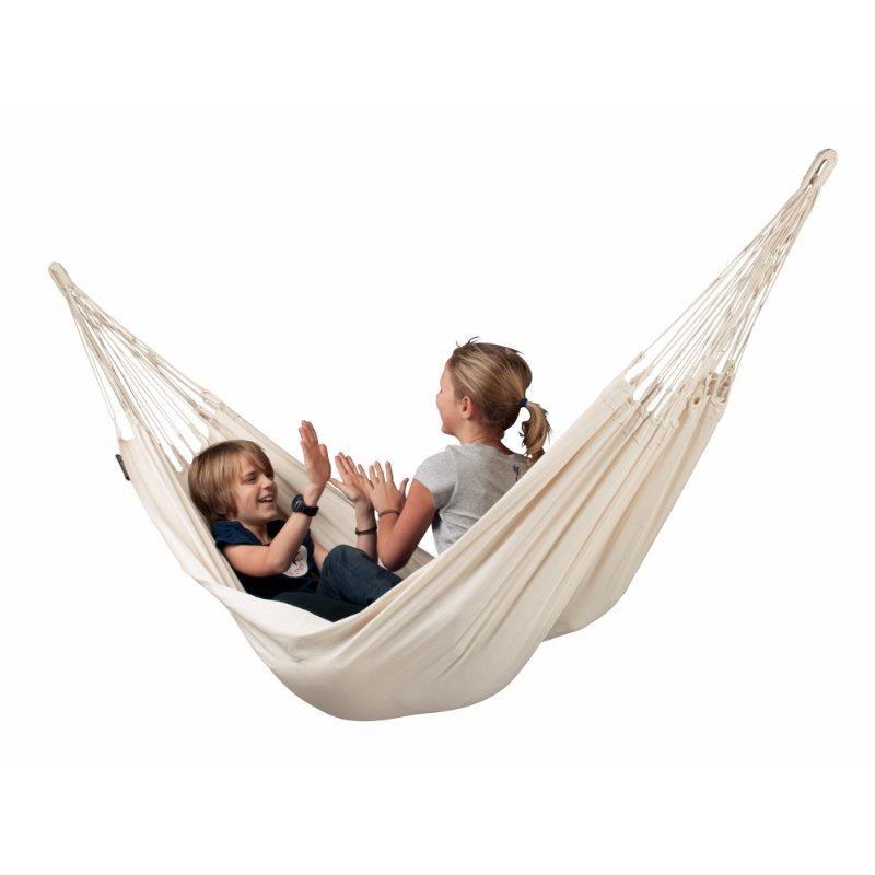 Single Organic Cotton White Hammock