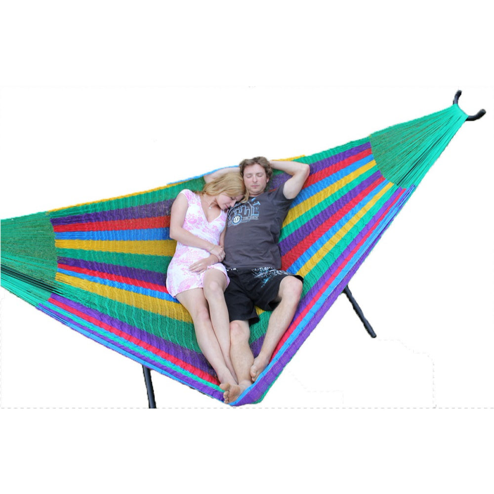 Metal Hammock Stand and Mexican Queen Hammock Package