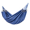 Double Colombian hammock - blue fabric