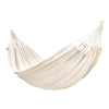 Double size organic cotton white hammock