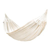 Double size organic cotton white hammock