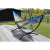 Pinata hammock colour and metal arc frame