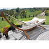 White Cotton XL Hammock - Resort Style Spreader Bar